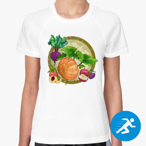 Женская спортивная футболка Овощной суп