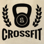 Кроссфит логотип с гирей