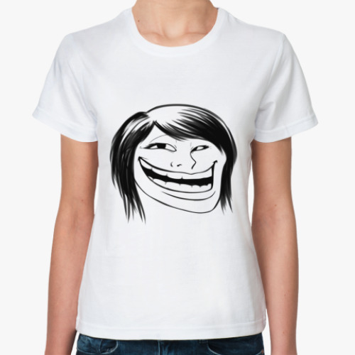 Классическая футболка Trollface