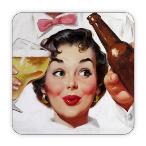 Костер (подставка под кружку) Pin up