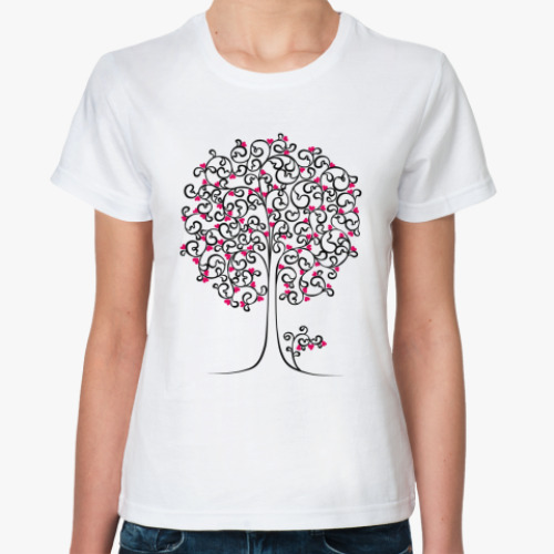 Классическая футболка  Heart Tree