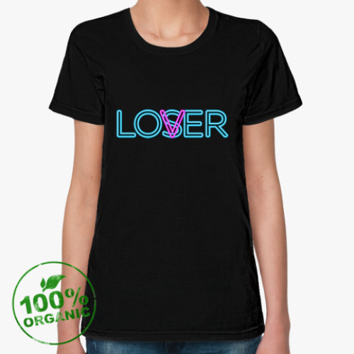Женская футболка из органик-хлопка Loser Lover