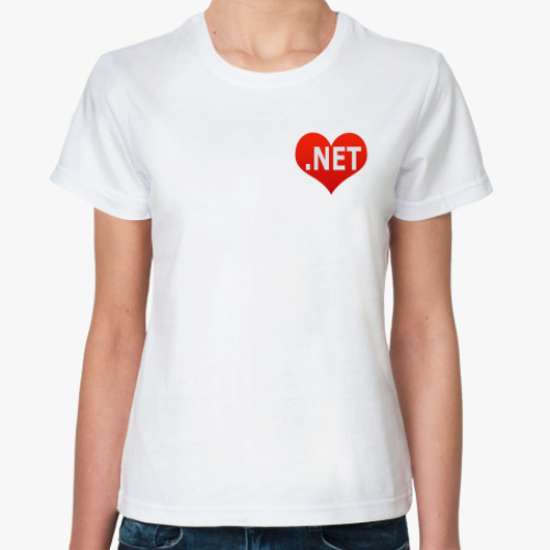 Классическая футболка I love .NET