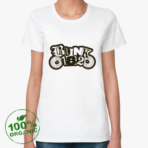 Женская футболка из органик-хлопка Blink 182