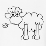 Овца с клевером