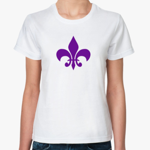 Классическая футболка символ лилии