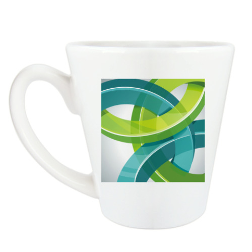 Чашка Латте Абстрактный символ
