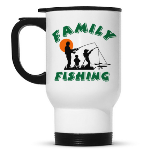 Кружка-термос Семейная рыбалка