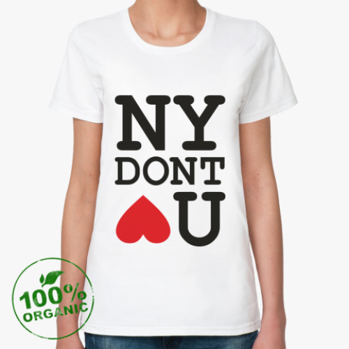 Женская футболка из органик-хлопка NEW YORK