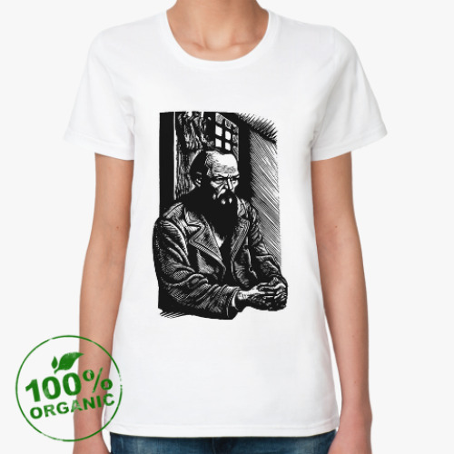 Женская футболка из органик-хлопка Достоевский