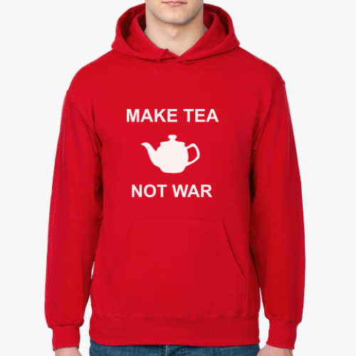 Толстовка худи Make Tea Not War