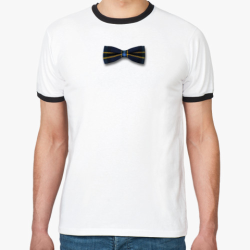 Футболка Ringer-T Scottish bow-tie