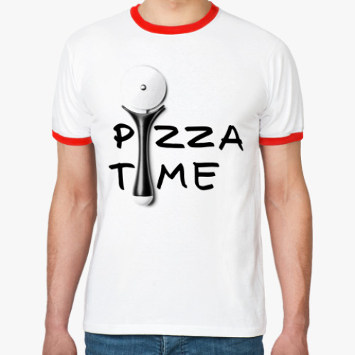 Футболка Ringer-T Pizza Time
