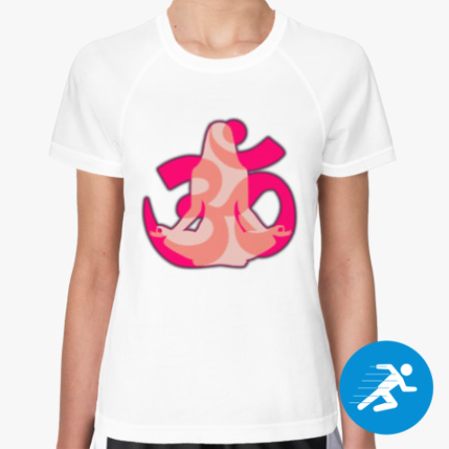 Женская спортивная футболка Йога с Ом