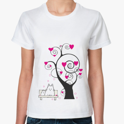 Классическая футболка КОТ LOVE