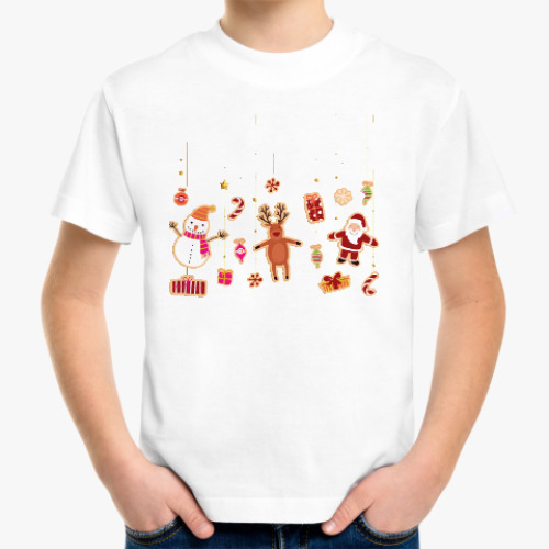 Детская футболка Новогодние подарки