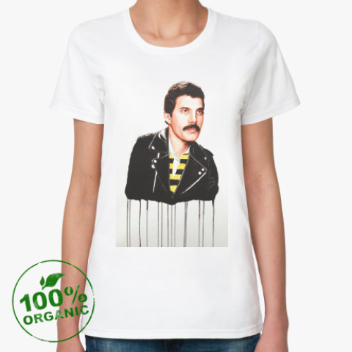 Женская футболка из органик-хлопка Freddie Mercury