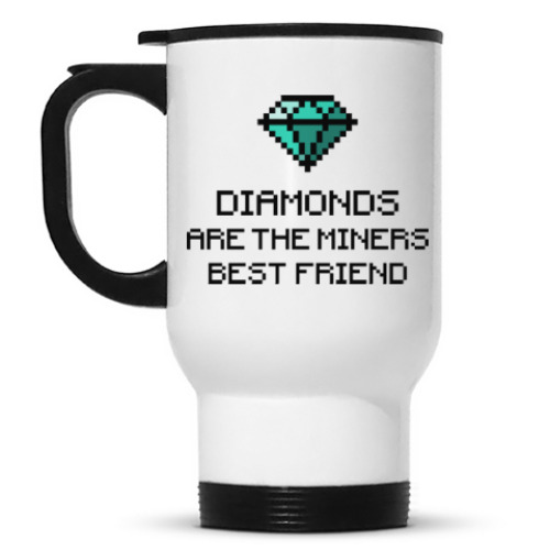 Кружка-термос Minecraft - diamonds