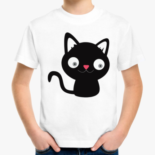 Детская футболка Котик