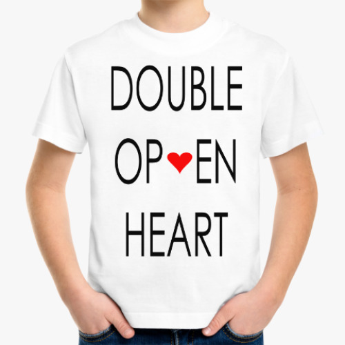 Детская футболка Double Open Heart