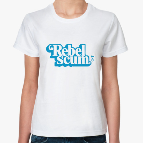 Классическая футболка Rebel scum Звёздные войны