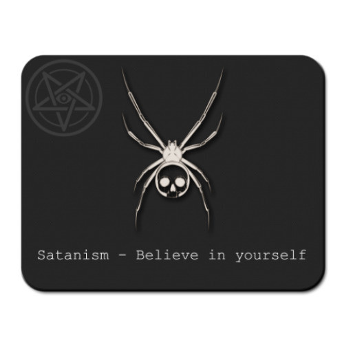 Коврик для мыши Satanism_spider
