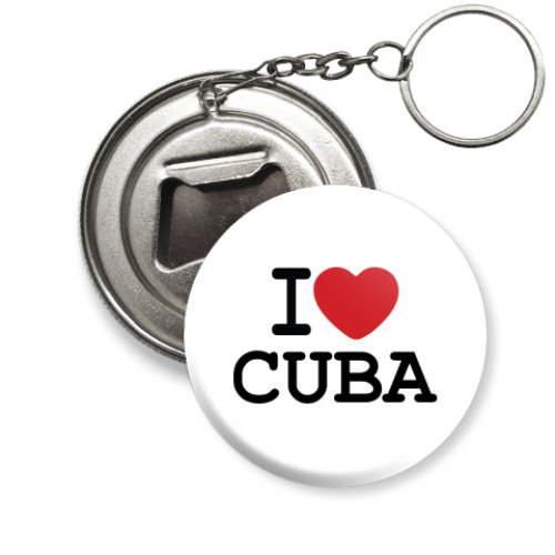 Брелок-открывашка I Love Cuba