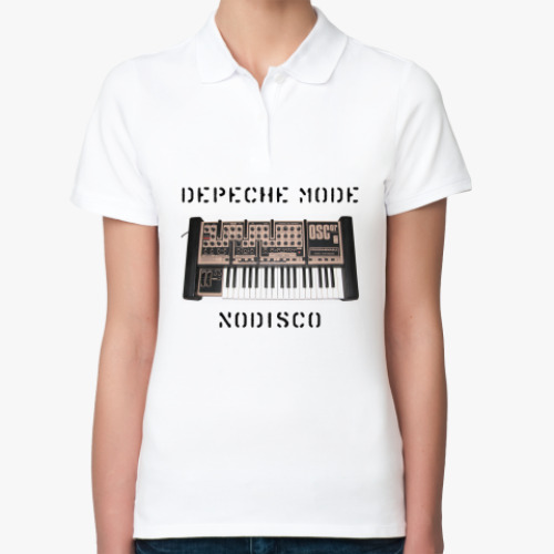 Женская рубашка поло Depeche Mode