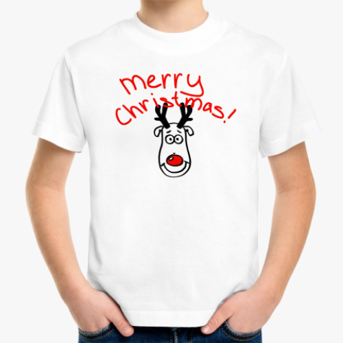 Детская футболка Merry Christmas !!!