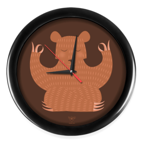 Настенные часы Animal Zen: B is for Bear
