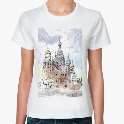 Классическая футболка Собор Спас-на-Крови