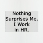 I work in HR