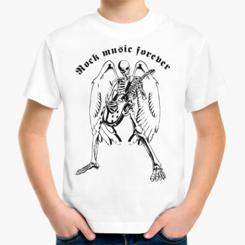 Детская футболка Rock music forever