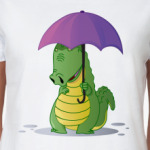 Крокодильчик с зонтиком