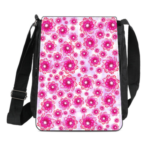 Сумка-планшет Розовые цветы
