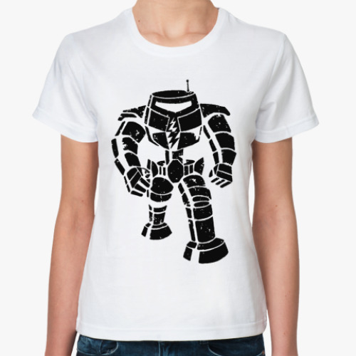 Классическая футболка  Шелдон 'Manbot'