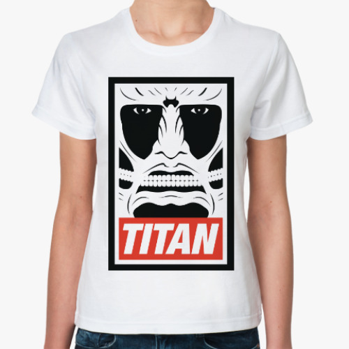 Классическая футболка Атака Титанов