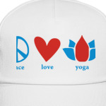 'Peace, love, yoga'