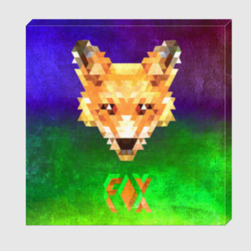 Холст Fox Pixel