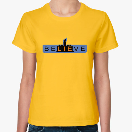 Женская футболка BeLIEve