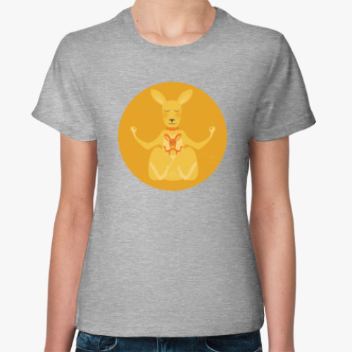 Женская футболка Animal Zen: K is for Kangaroo