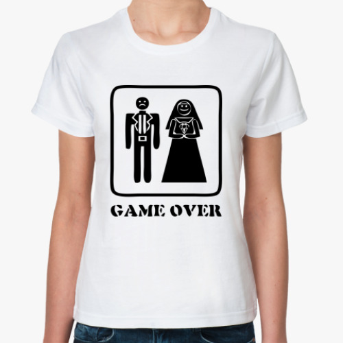 Классическая футболка Game Over