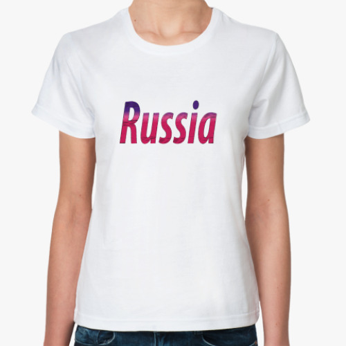 Классическая футболка Russia