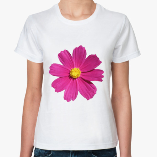 Классическая футболка Яркий цветочек