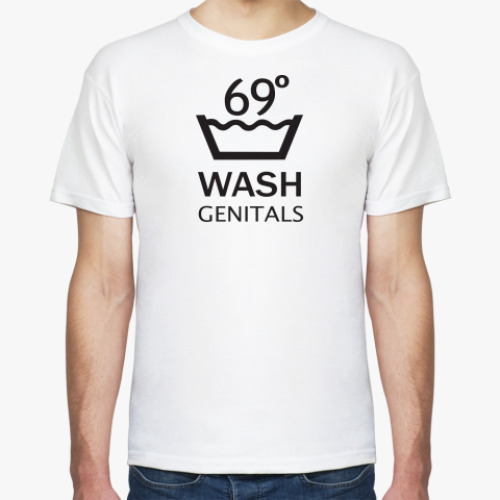 Футболка WASH GENITALS