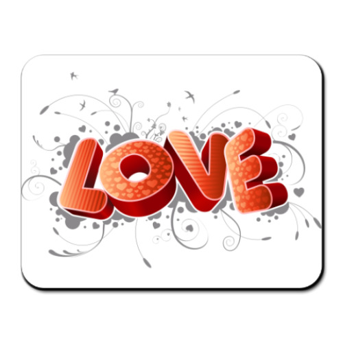 Коврик для мыши  Love