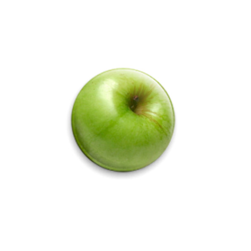 Значок 25мм Зелёное яблоко