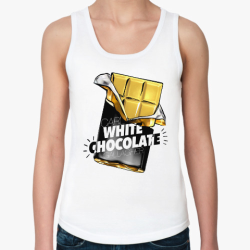 Женская майка Carl WHITE CHOCOLATE Gallagher. Shameless
