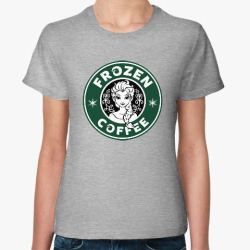 Женская футболка Frozen coffee