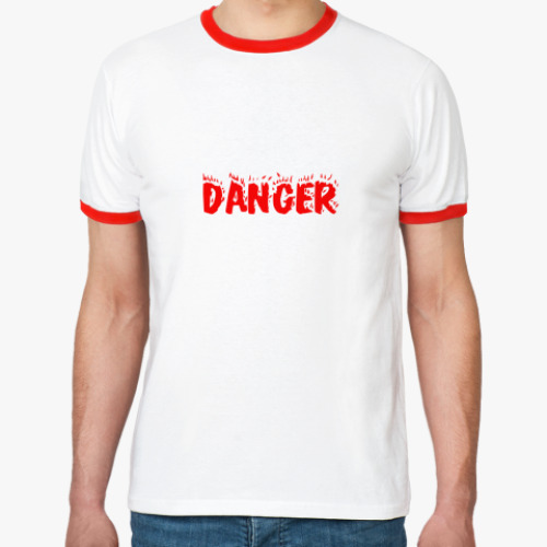 Футболка Ringer-T  Danger